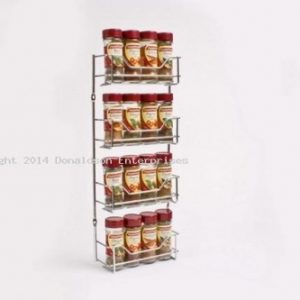 Chrome 4 Tier Spice Rack - Small