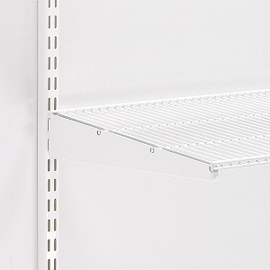 Ventilated Wire Shelf Bracket White