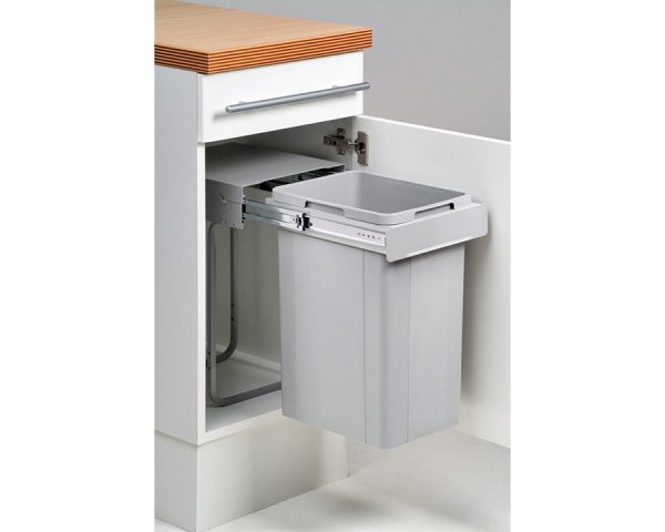 Wesco 32 litre  Single Pull Out Kitchen Cupboard Bin (W32S)