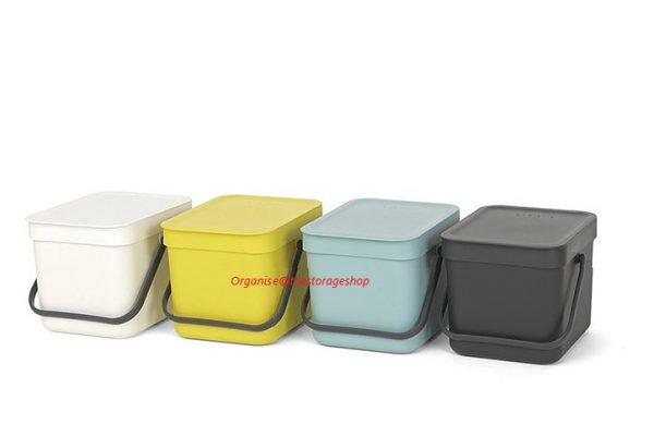 Brabantia Sort & Go bin 6l - Grey (SH646) - Image 2