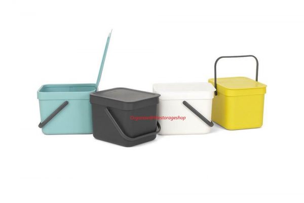Brabantia Sort & Go bin 6l - Grey (SH646) - Image 3