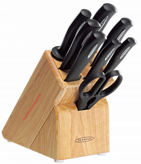 ScanPan Microsharp 9pc Knife Block Set (SH589)