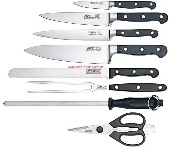Avanti Perfekt 9 Piece Cutlery Block Knife Set (SH695) - Image 2