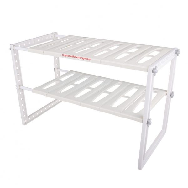 D.Line Expandable Under Sink Organizer White (DL4567) - Image 3