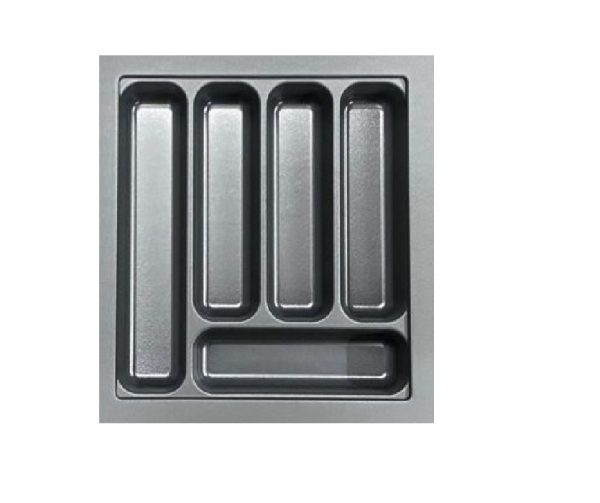 Cutlery Tray 340-400mm w x 370-440mm d Anthracite Black (B400S)