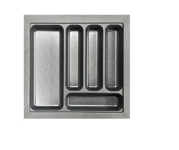 Cutlery Tray 395-450mm w x 370-440mm d  Anthracite Black (B450S)