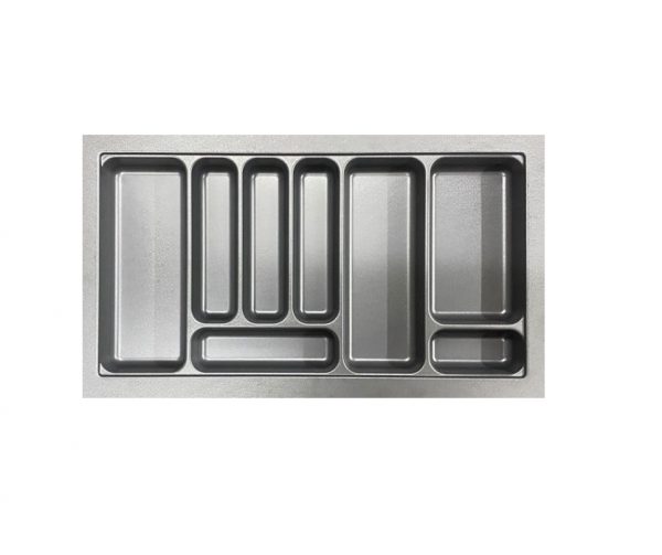 Cutlery Tray 690-800mm w x 370-440mm d Anthracite Black (B800S)