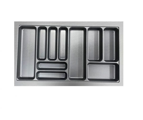 Cutlery Tray 790-900 w x 435-520 d Anthracite Black (B900)