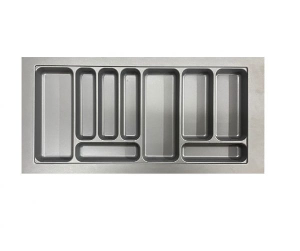 cutlery tray 790-900mm w x 370-440mm Anthracite Black (B900S)