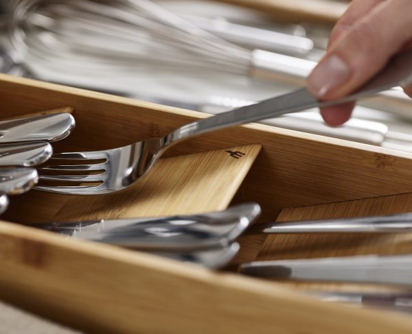 Drawer Storer Bamboo Compact Cutlery Organiser (J168) - Image 2