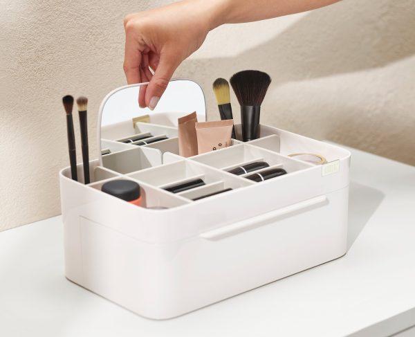 Viva Large Cosmetic Organiser with Removable Mirror (J005) - Image 4