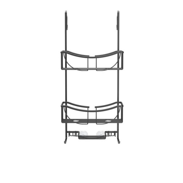 VENUS 3 Tier Over the Door Shower Caddy - Matte Black (BL136)
