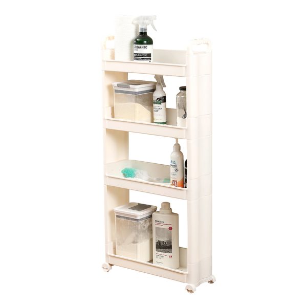 Narrow 4 Tier Storage Trolley (1091) - Image 3