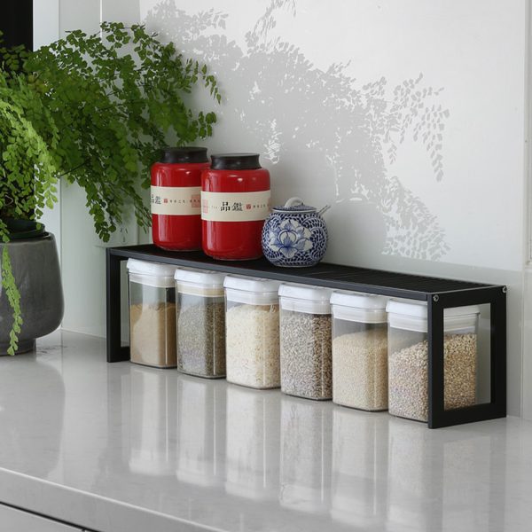 70CM WIRE SHELF WIDE BLACK (9609) - Image 2