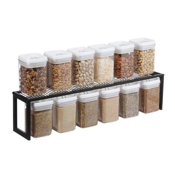 70CM WIRE SHELF WIDE BLACK (9609) - Image 3