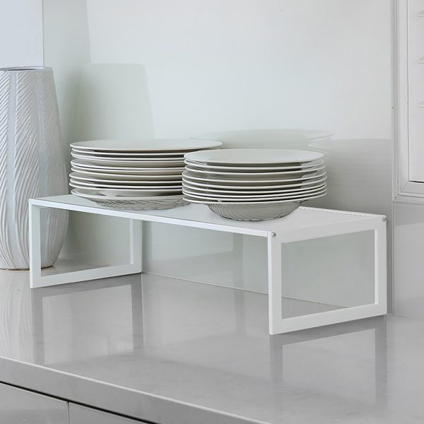 70CM WIRE SHELF WIDE WHITE (9643) - Image 2