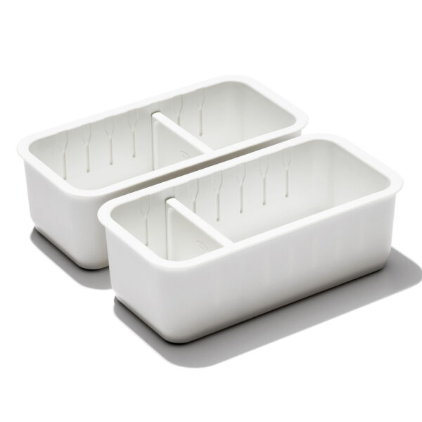OXO 2-Piece Adjustable Drawer Bin Set (SH8697) - Image 4