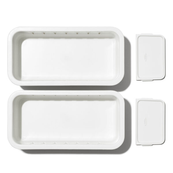OXO 2-Piece Adjustable Drawer Bin Set (SH8697) - Image 2