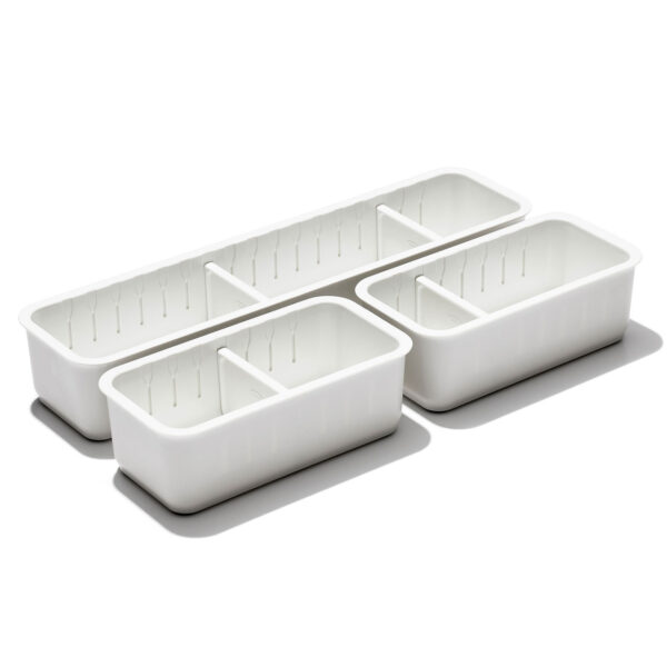 OXO 3-Piece Adjustable Drawer Bin Set (SH8698) - Image 2