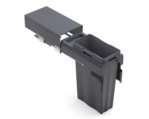 Kia Ora VITA 32L (1x32L) Kitchen Bin in Dark Grey. To suit 300mm cabinet K32 - Image 2