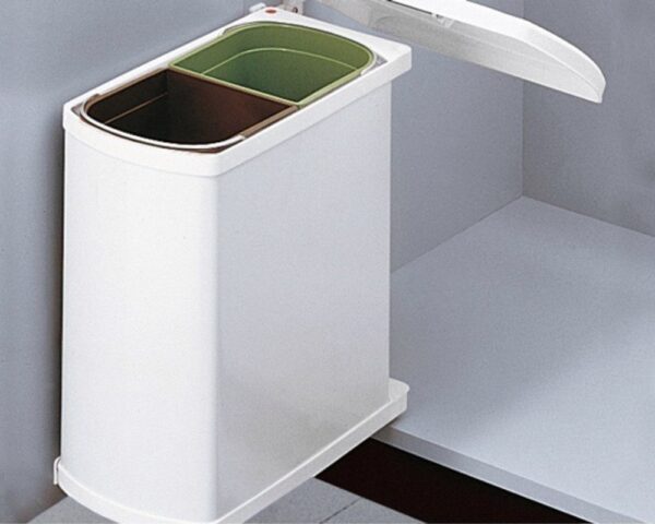 Hailo Waste bin Swing 45.2/16 Duo 16 L trash can built-in waste bin (HA16D) - Image 4