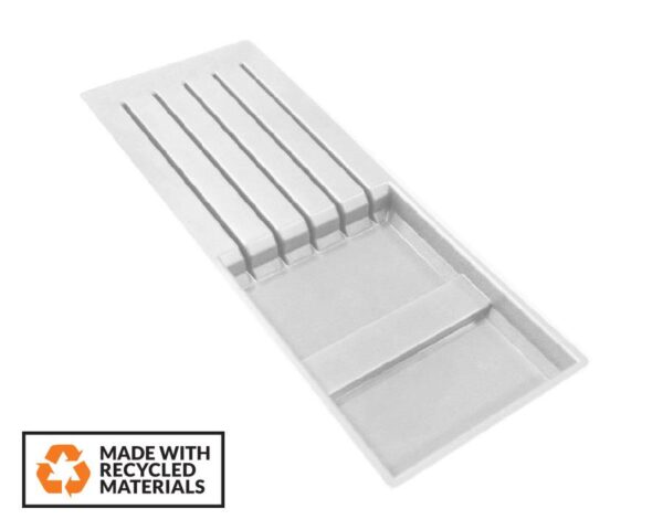 Agoform Knife Block Insert For Sky and Linea. White Grained (KFSEPKBW)