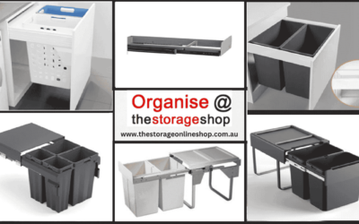 Get a clean and smart kitchen with kitchen pull out bins.