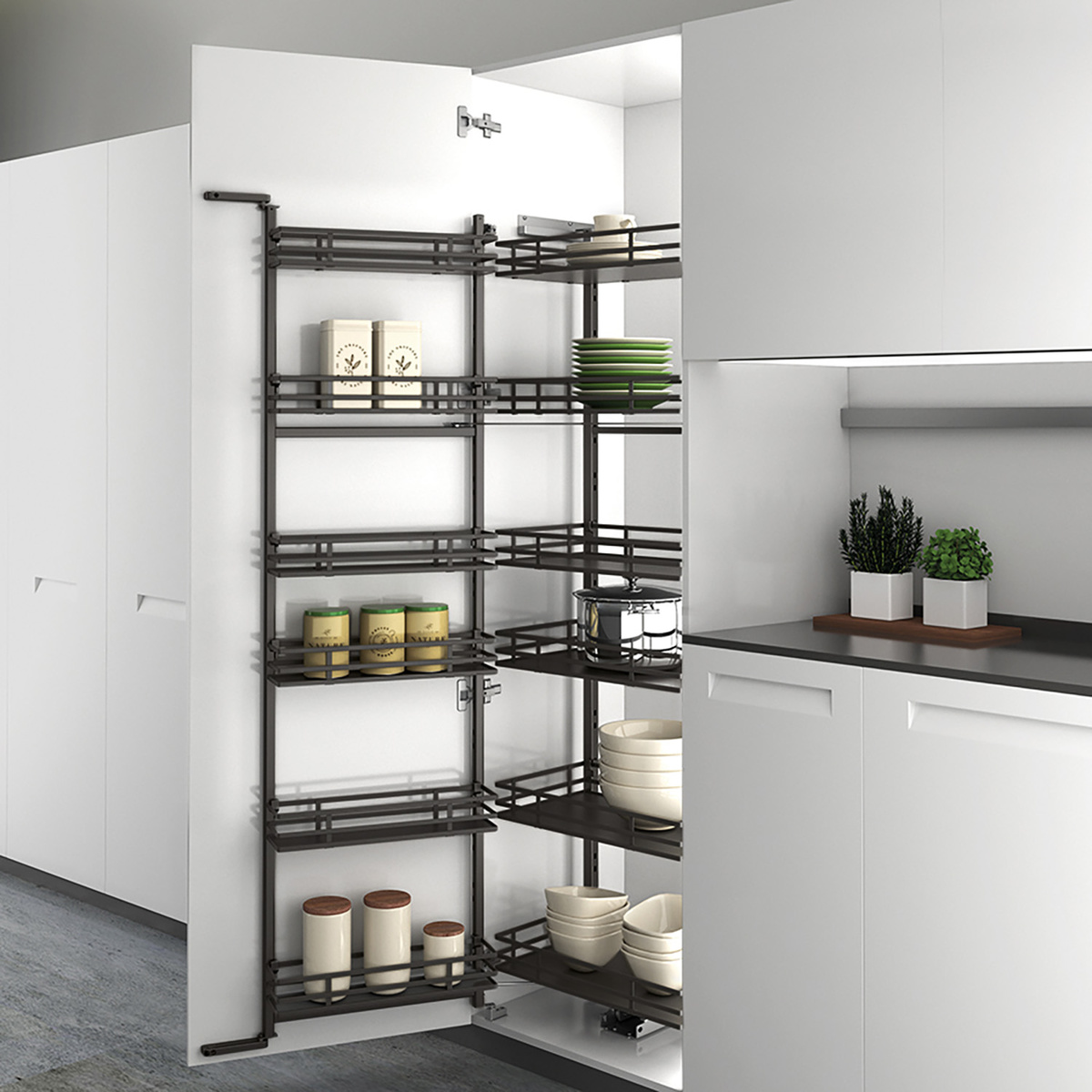 Frame set Iseo, cabinet body width 450, anthracite