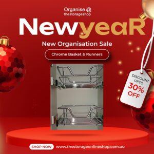 Chrome Pull-out drawers New Year Sale