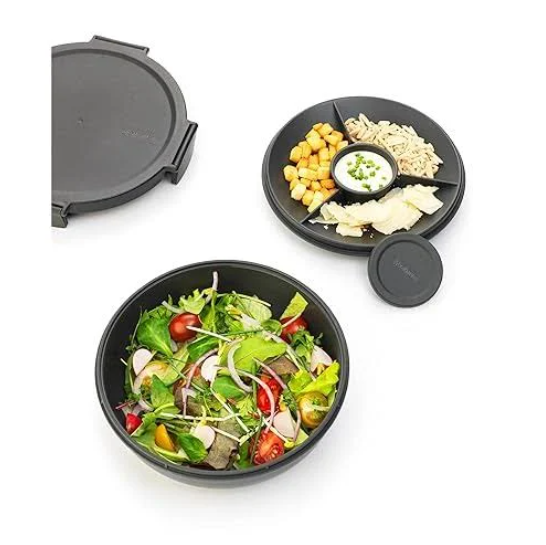 Make & Take Salad Bowl with Removable Tray