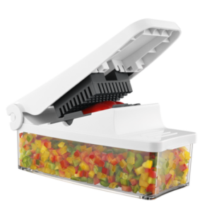 Appetito 2 Blade Vegetable Chopper Peeler Multi-Function Steel Slicer Dicer (DL1112)
