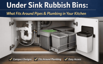 Under Sink Rubbish Bins: What Fits Around Pipes & Plumbing in Your Kitchen