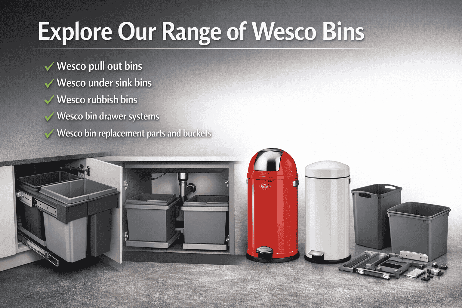 Range of wesco bins