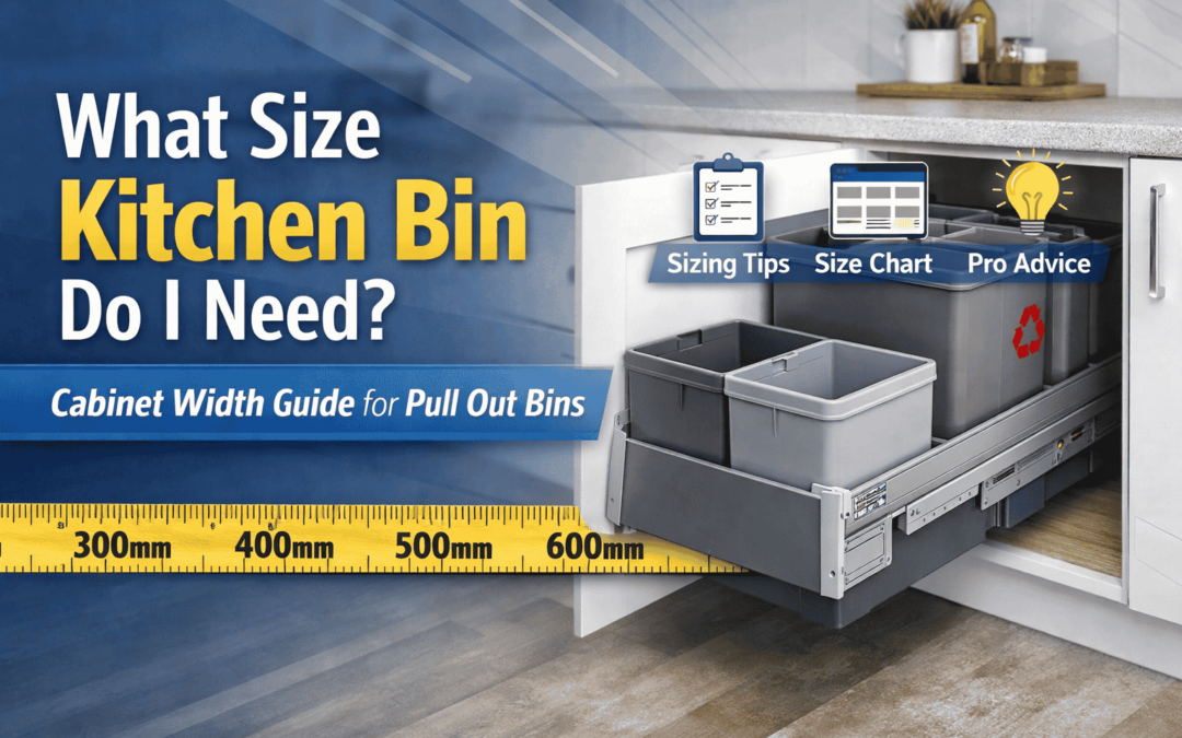 What Size Kitchen Bin Do I Need? Cabinet Width Guide for Pull Out Bins