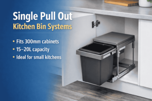 Single Pull Out Kitchen Bin