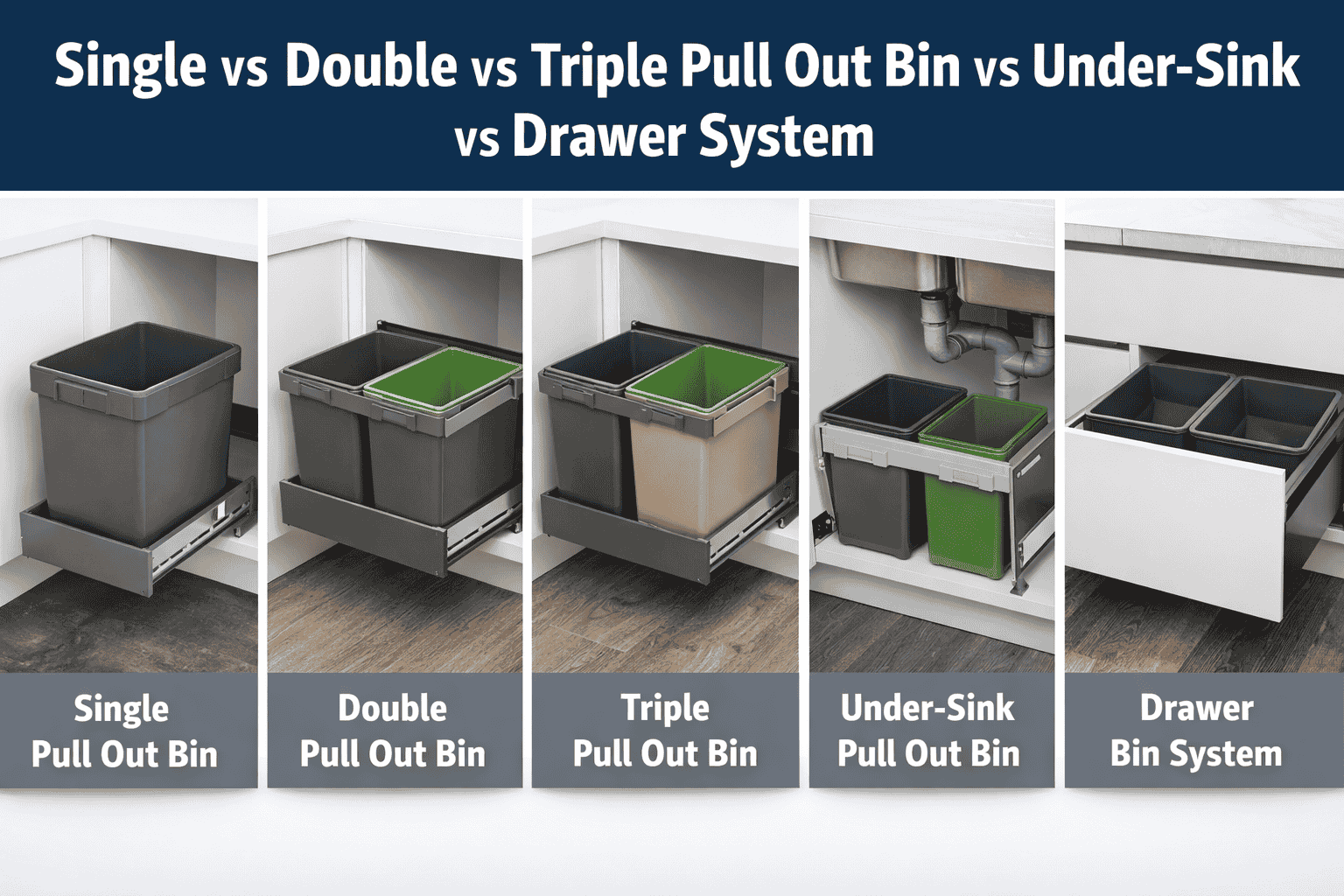 Pull Out Bin Full Comparison