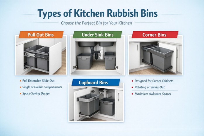 kitchen rubbish bins