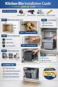 kitchen bins installation guide