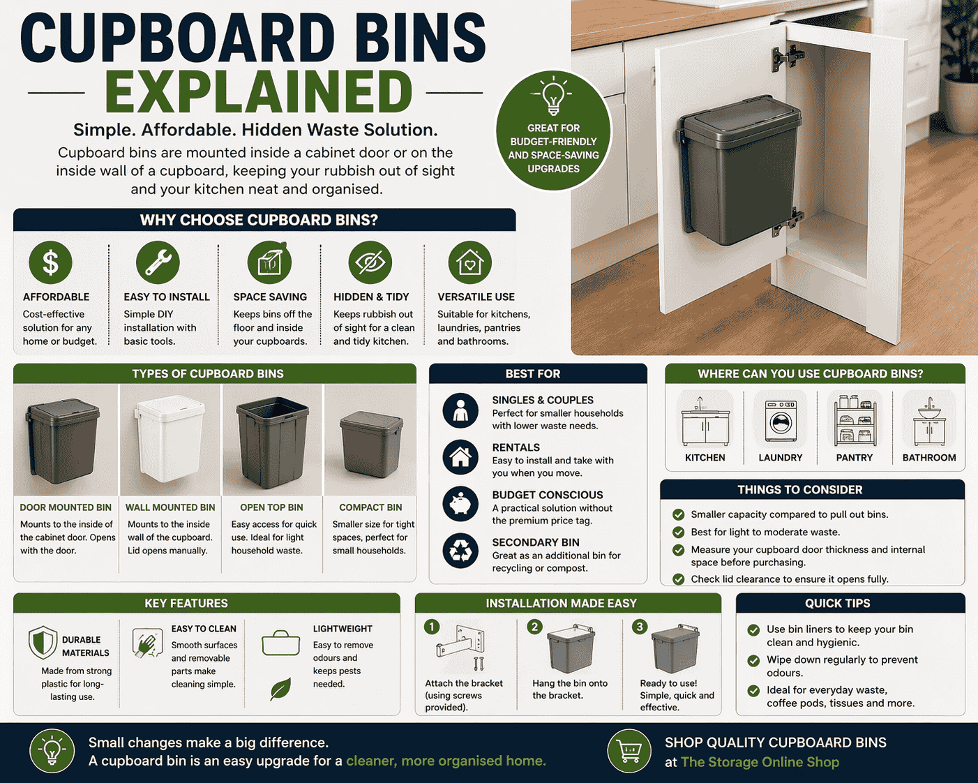 Cupboard Bins 