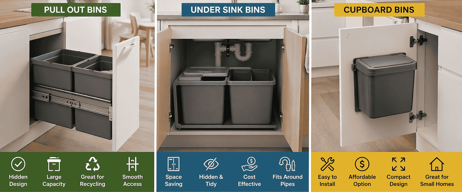 kitchen bins