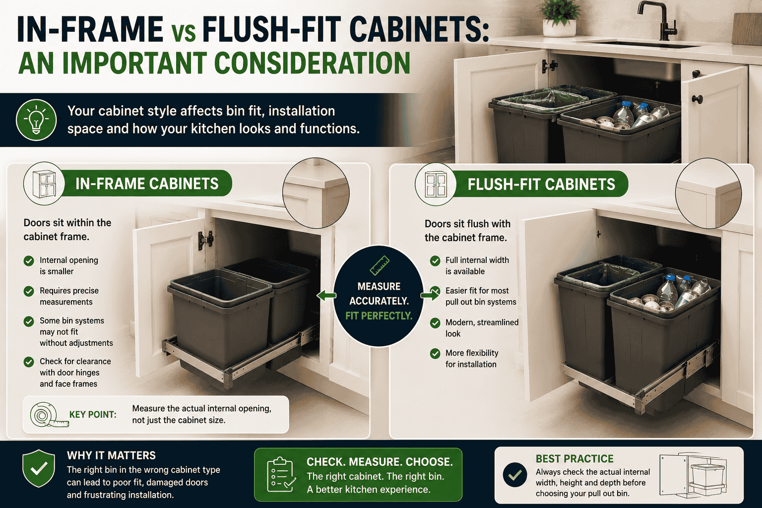 Under Sink Pull Out Bins