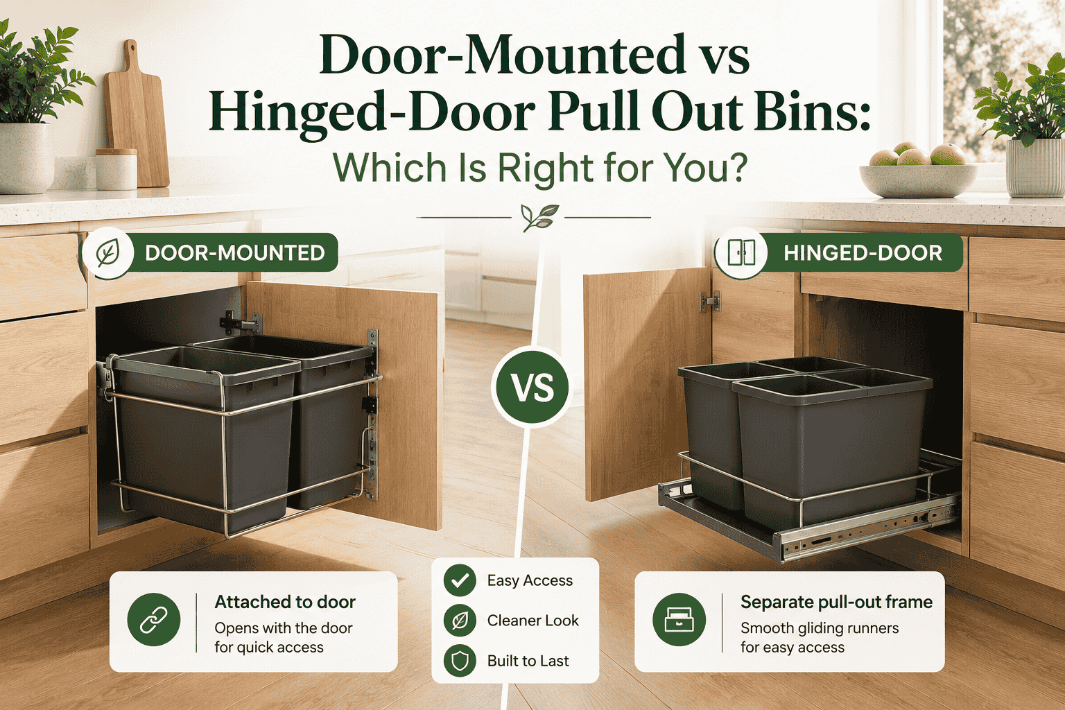pull out bins