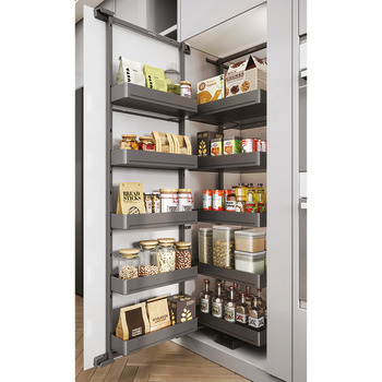 Pantry unit, Häfele Utensio Plus H2, with separate door shelf and height-adjustable shelves - Image 3