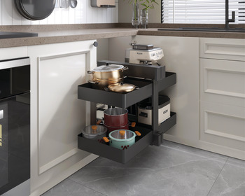 Corner cabinet pull-out unit, Häfele Utensio Plus H2 - Image 6