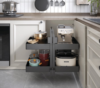 Corner cabinet pull-out unit, Häfele Utensio Plus H2 - Image 5