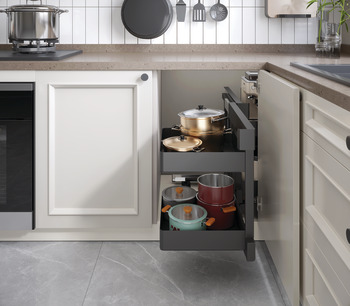 Corner cabinet pull-out unit, Häfele Utensio Plus H2 - Image 3