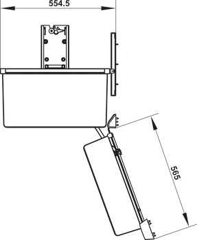 Pantry unit, Häfele Utensio Plus H2, with separate door shelf and height-adjustable shelves - Image 5