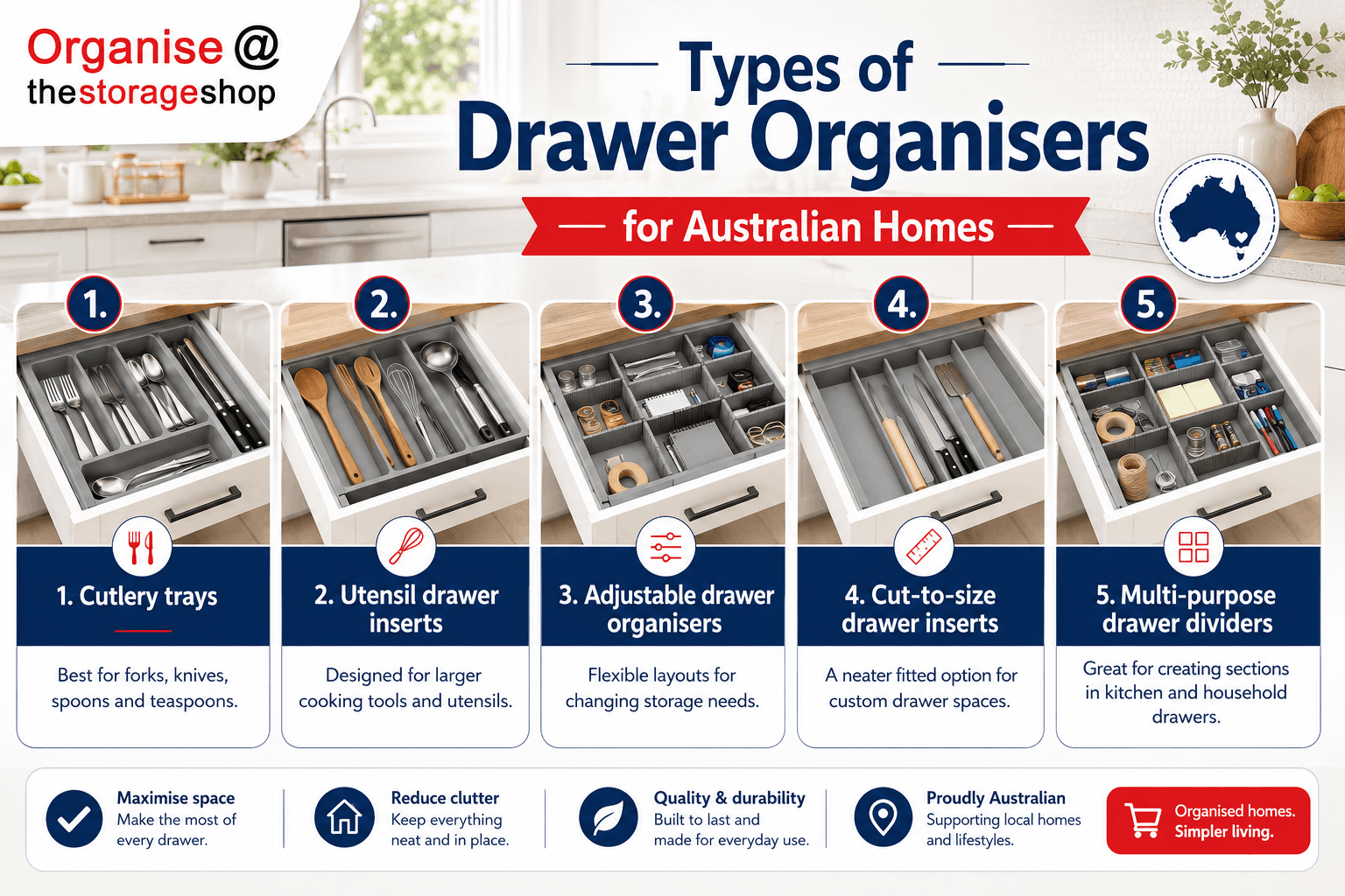 drawer organisers