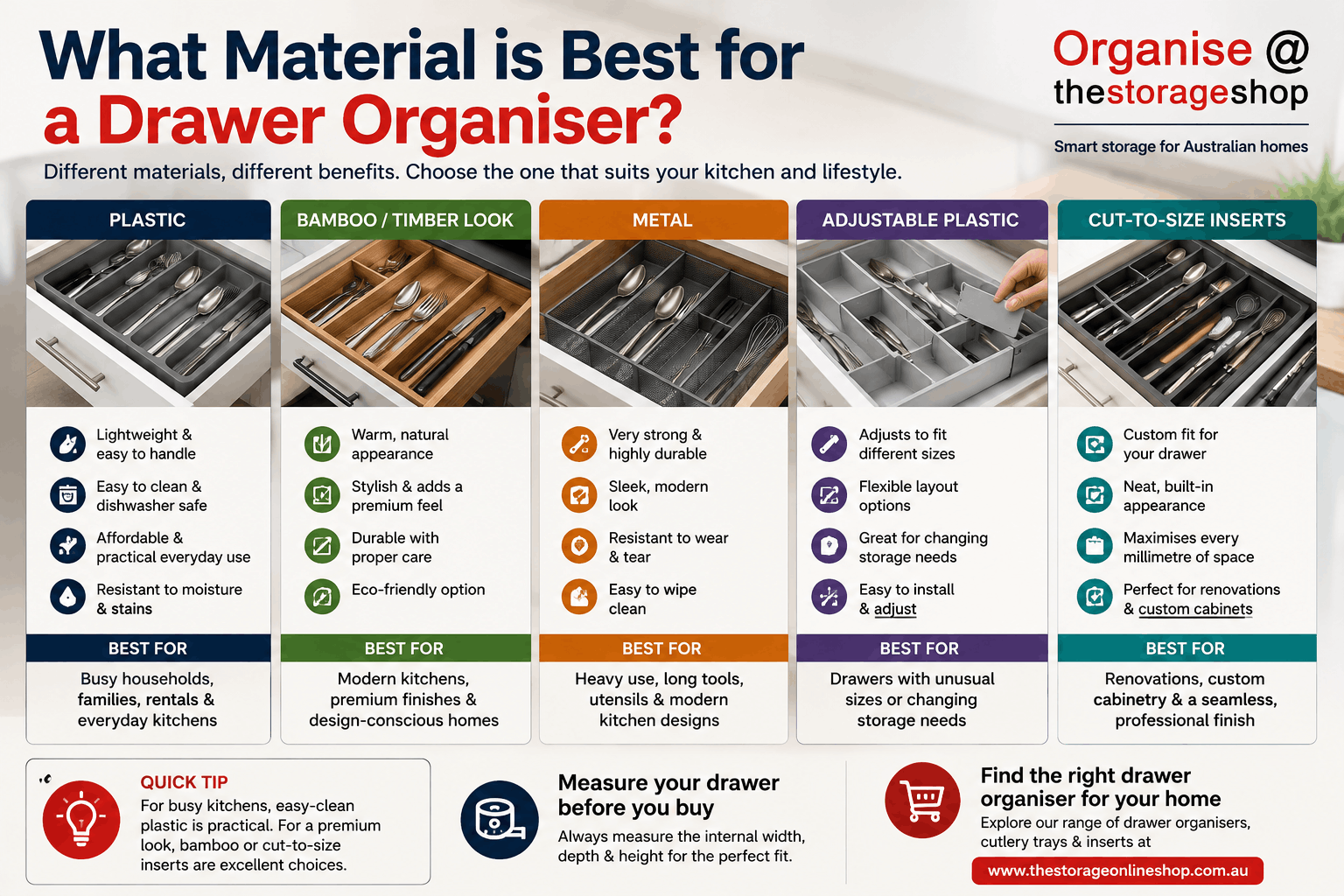 Drawer Organisers