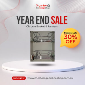 Chrome Pull-out drawers EOFY Sale